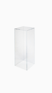 Pedestal Plinth Clear Acrylic Tall